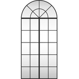 Zidno ogledalo crno 60x130 cm lučno željezno | Eponuda.com