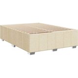  Krevet s oprugama i madracem krem 140 x 190 cm od tkanine | shoptok.hr