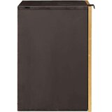 vidaXL Kupaonski ormar s policom Zidne Crna i zlatna 38 x 33 x 48 cm | shoptok.hr