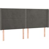  Box spring s madracem LED tamnosivi 200x200 cm baršun | shoptok.hr