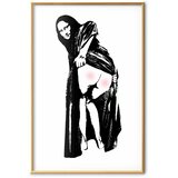  Plakat - Painful Sitting 60x90 Zlatni okvir | shoptok.hr