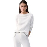 Liu Jo Puloverji ECS MAGLIA CHIUSA TF6189 MS63L Bela Cene