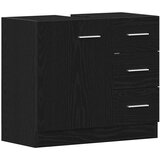  Ormarić za Lavabo - Umivaonik crni hrast 63x30x54 cm inženjerski drvo - Crni hrast | shoptok.hr