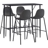 vidaXL Barska garnitura 5-delna blago temno siva, (20818370) | Shoptok.si