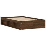  Za krevet smeđi hrast 120 x 190 cm mali bračni | shoptok.hr