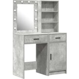 vidaXL set 2 siva beton mdf z betonskim učinkom kompaktna shranjevanje | Shoptok.si