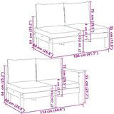  10-dijelna set vrtnih sofa s jastucima masivno bagremovo drvo | shoptok.hr