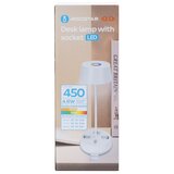  Aigostar-LED RGBW prigušiva stona lampa sa utičnicama i USB priključkom LED/4,6W/230V bela | Eponuda.com