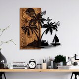 Wallity Zidna dekoracija Holiday İsland, 57 x 58 cm, Smeđa | ePonuda.com