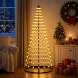  LED božićno drvce 165 cm 270 LED lampica Topla bijela Željezo - 165 cm | shoptok.hr