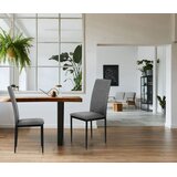 ModernHome set od 4 stolice za blagovaonicu i dnevni boravak sive boje | shoptok.hr