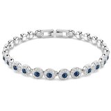 Swarovski Zapestnica modra / srebrna | Shoptok.si