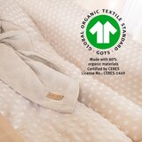 Roba Bež deka za bebe od mješavine pamuka 80x80 cm Frosty Almond – | shoptok.hr