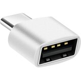 AVIZAR Adapter za MacBook USB C moški na USB 2.0 ženski 480 Mb/s, Srebrna, (5000220127) Cene