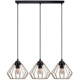 Visilica na sajli CEED GOLD 3xE27/60W/230V crna/zlatna | Eponuda.com