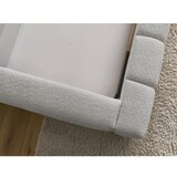 Bobochic Paris Svijetlo sivi tapecirani bračni krevet s prostorom za odlaganje s podnicom 160x200 cm Denali – | shoptok.hr