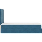  Okvir kreveta s madracima tamnoplavi 90x190cm baršunasti | shoptok.hr