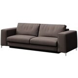 Rodier Sivorjava žametna raztegljiva sedežna garnitura 256 cm Rene – | Shoptok.si