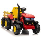 Premium Stil Traktor sa prikolicom - crveni - Premium Oprema | ePonuda.com