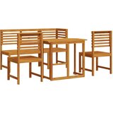  Komplet za zunanjo jedilnico, 5 delov, močan akacijev les | Shoptok.si