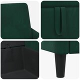  Set sofe s pohranom 2 kom. Tamnozelena Poliester | shoptok.hr