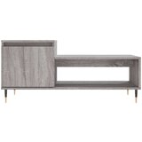  Stolić za kavu boja sivog hrasta 100x50x45 cm konstruirano drvo | shoptok.hr