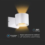  LED spoljašnje zidno svetlo LED/5W/230V 4000K IP65 belo | Eponuda.com
