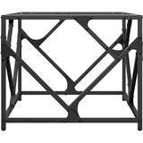  Stolić s prozirnom staklenom površinom 50x50x41 cm čelik | Eponuda.com