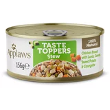 Applaws Taste Toppers v enolončnici 6 x 156 g - Piščanec z jagnjetino