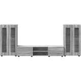  Set TV komoda FLORIN 3 pcs Siva Sonoma Konstruirano drvo | shoptok.hr