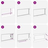 vidaXL podrumski prozor "RISOR" 110x70 cm Okretno-nagibni DIN desni bijeli | shoptok.hr