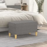  Klupa tamnosiva 70 x 35 x 41 cm od tkanine | shoptok.hr