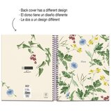  Bilježnica Miquelrius A5 Botanical Flora Mediterranean 100L 70g/m2 čista MR4422 | shoptok.hr