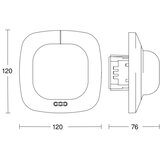 Steinel 079390 - ir quattro detektor prisutnosti 8 m V3 knx bela | Eponuda.com