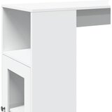  Barski stol s držačima bijeli 101x40x103,5 cm drveni | shoptok.hr