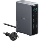 Prime Charging Docking Station 14-in-1 Dual Display 160W Gray