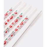 Sinsay Staklene slamke s motivom voća 4 pack | shoptok.hr