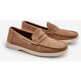 EVENTO Men's Moccasins in Faux Suede Beige Rivanell | Shoptok.si