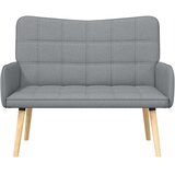  Kauč za dvoje Svijetlo siva 115 x 61 x 87 cm tkanina | shoptok.hr