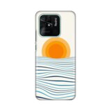  Silikonska maska za Xiaomi Redmi 10C Sunset Print bela Cene