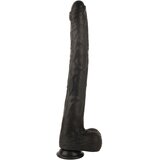 SuperLove Extra Long Realistic Silicone Dildo Black Large Cijene