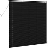  Venecijanska roleta Crna 150 x 150 cm 25 mm PVC | shoptok.hr