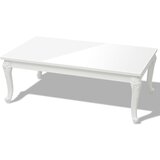 Furnova Klubska mizica 115x65x42 cm visok sijaj bela, (21914869) | Shoptok.si