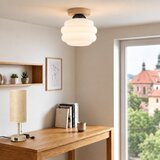 Brilagi LED plafonsko svetlo RETRO GLASS 1xE27/60W/230V fi 20 cm hrast/bela | Eponuda.com