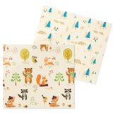 Duck&Bear Nesklopivi tepih od pene sa dva lica Bebe životinje + Medvedići u šumi 150x180x1 cm ( 10292 ) | ePonuda.com