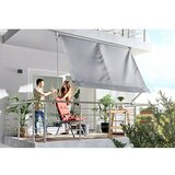 SUNFUN Senčilo za balkon (Siva, Širina: 2,45 m, Izteg markize: 2,45 m) | Shoptok.si