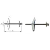 Shumee JEKLENO SIDRO ZA DEŽNIK 5*75MM, (21392675) u