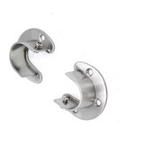 INF 2-delna vtičnica za omaro iz nerjavečega jekla silver l, (21732090) | Shoptok.si