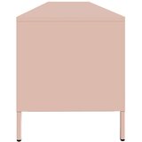 vidaXL TV ormarić ružičasti 202x39x43,5 cm hladno valjani čelik | shoptok.hr