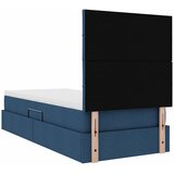 Krevet s madracem i skladištem Plava 100 x 200 cm tkanina | Eponuda.com